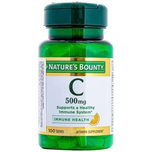 Viên uống C 500mg Nature's Bounty bổ sung vitamin C (100 viên)
